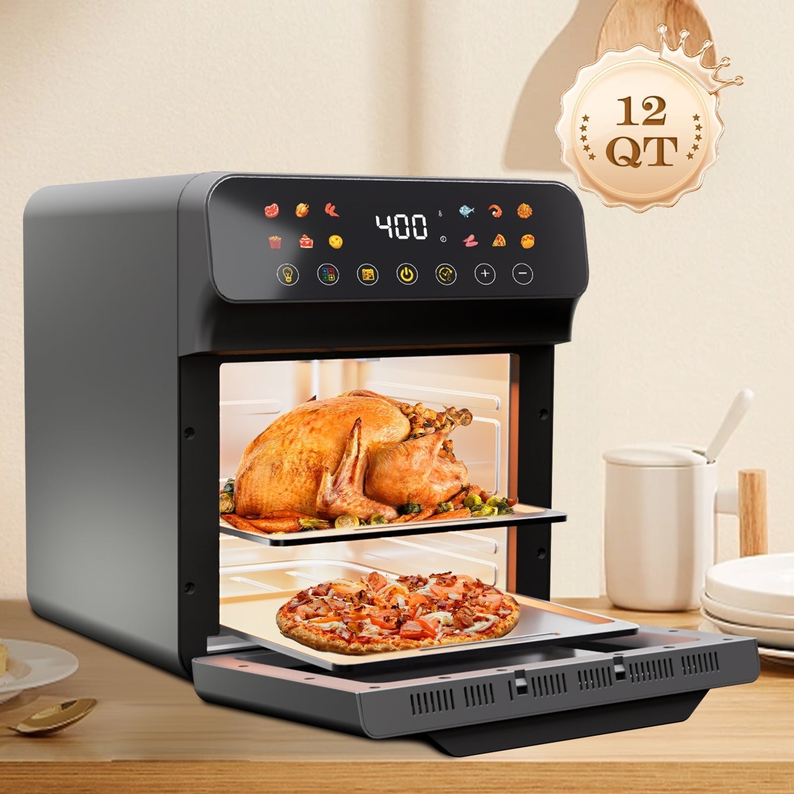 12QT 12-in-1 Smart Air Fryer Oven - My Store 3