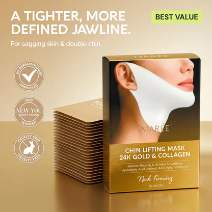 24K Gold V-Line Lifting Mask 20 PCS - My Store 3