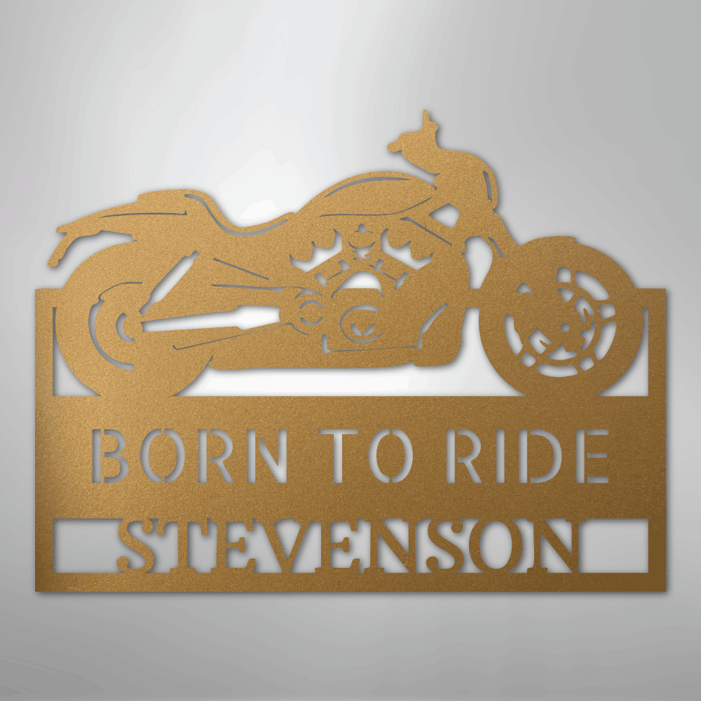Cruiser Workshop Monogram - Steel Sign - My Store 3