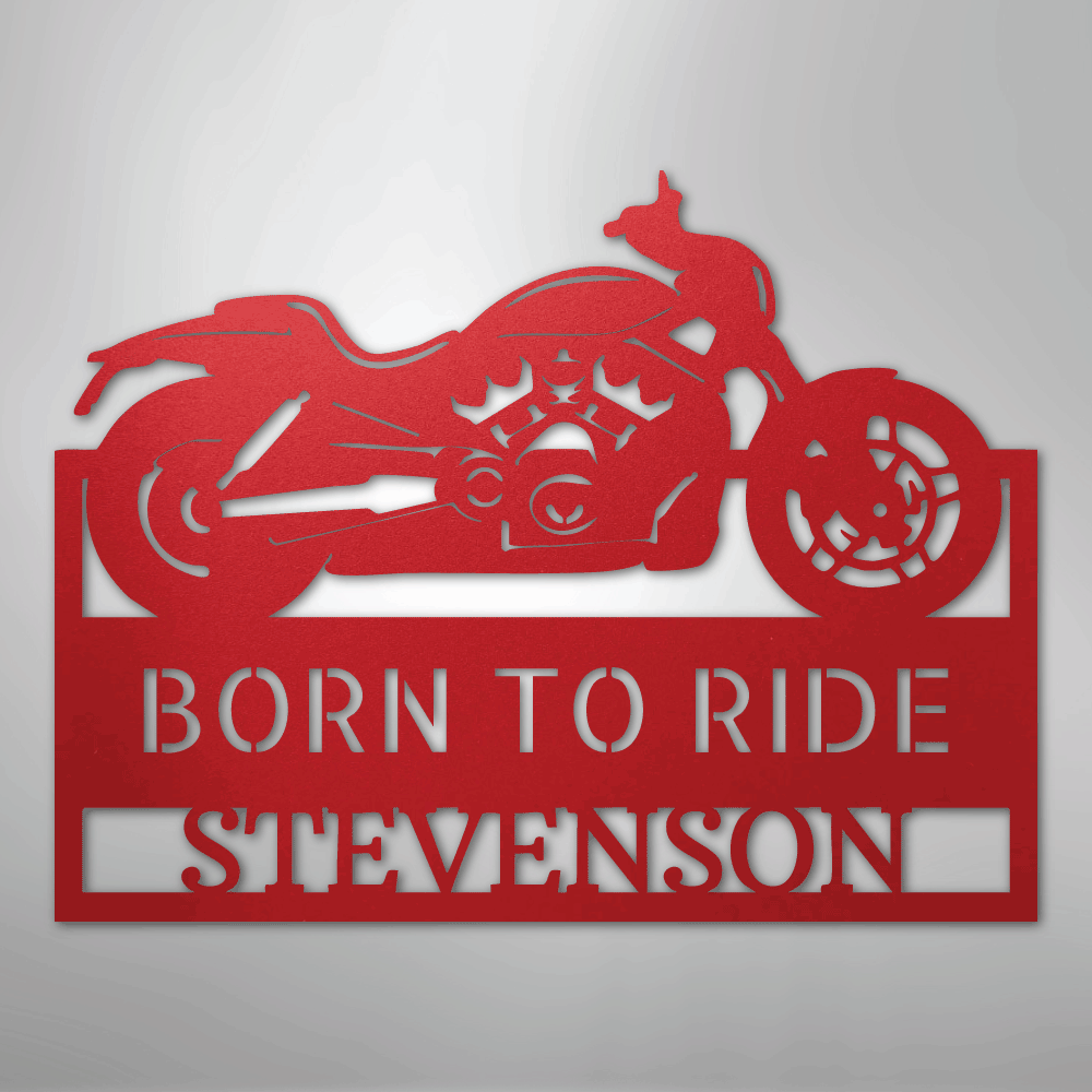 Cruiser Workshop Monogram - Steel Sign - My Store 3