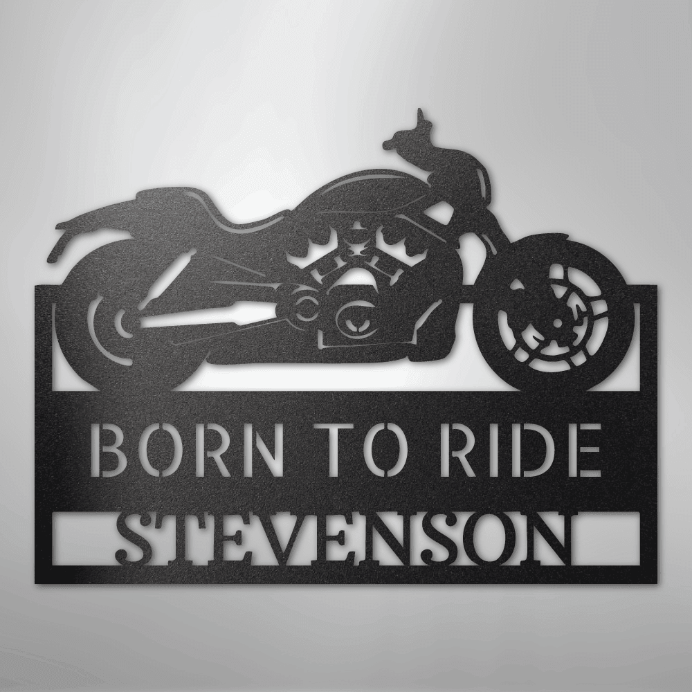 Cruiser Workshop Monogram - Steel Sign - My Store 3