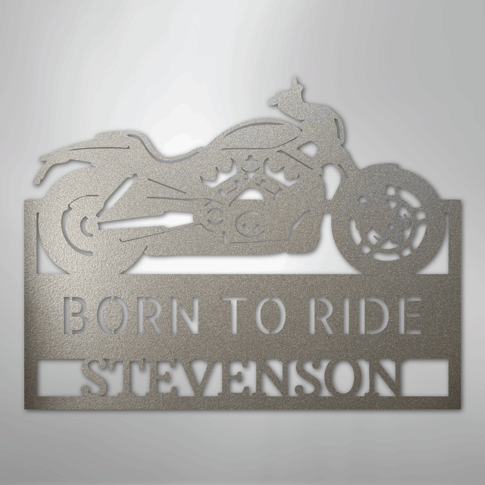 Cruiser Workshop Monogram - Steel Sign - My Store 3
