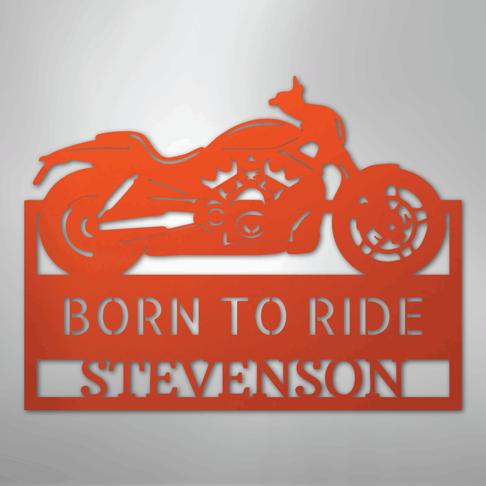 Cruiser Workshop Monogram - Steel Sign - My Store 3