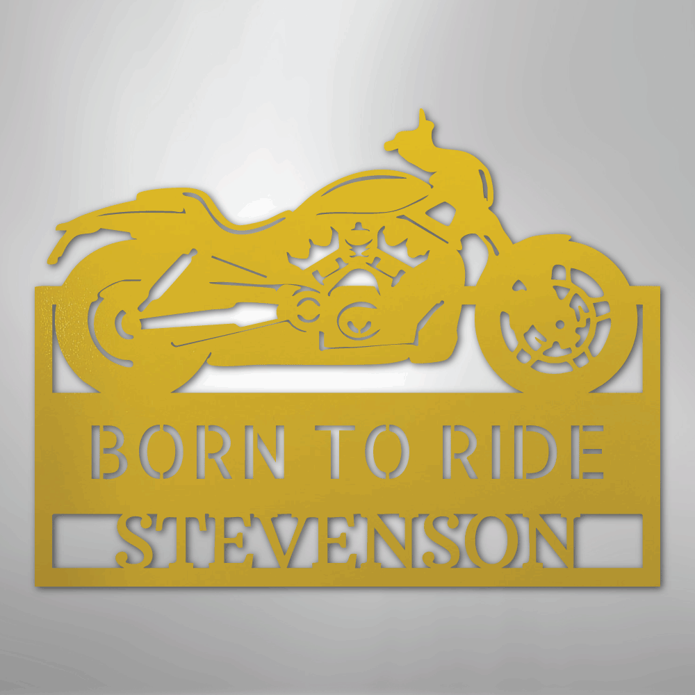 Cruiser Workshop Monogram - Steel Sign - My Store 3