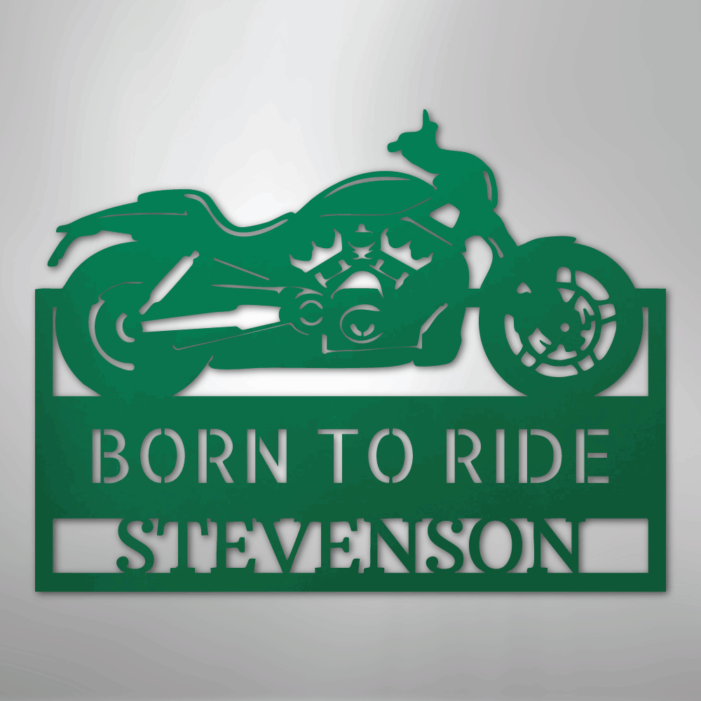 Cruiser Workshop Monogram - Steel Sign - My Store 3
