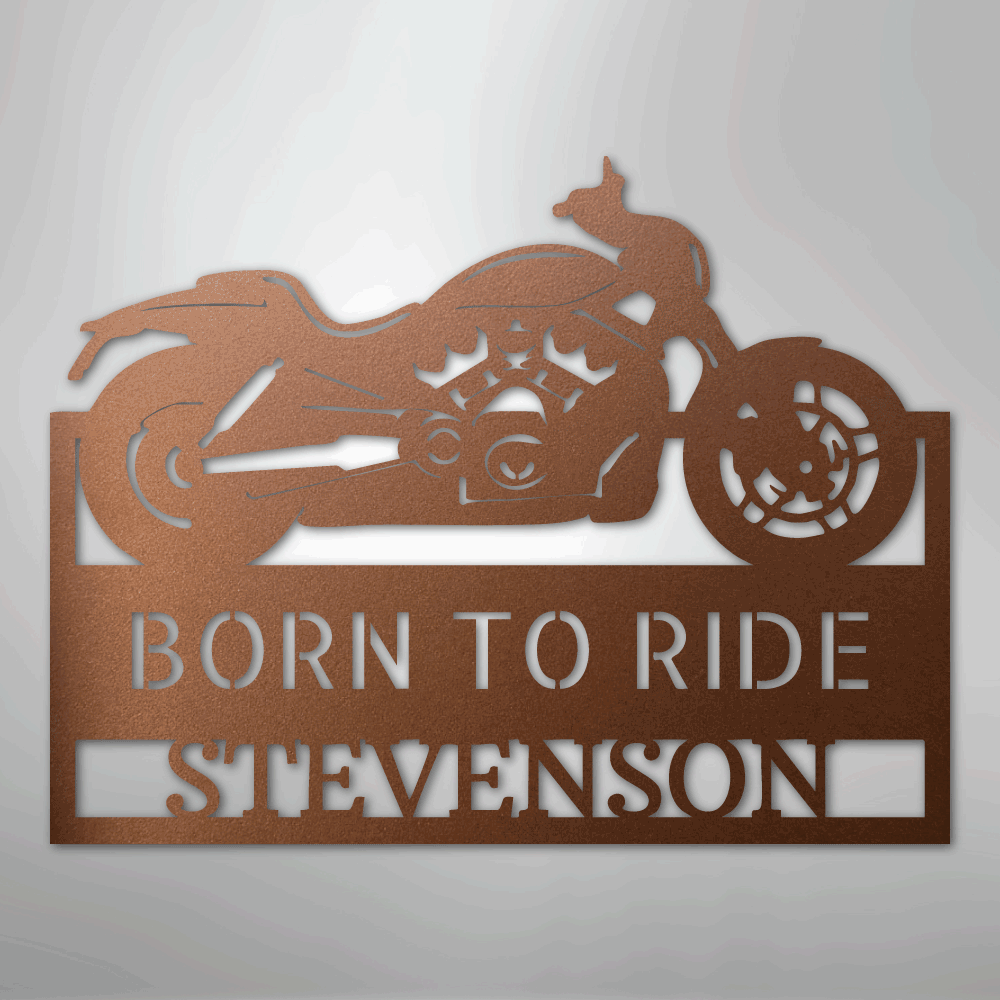 Cruiser Workshop Monogram - Steel Sign - My Store 3