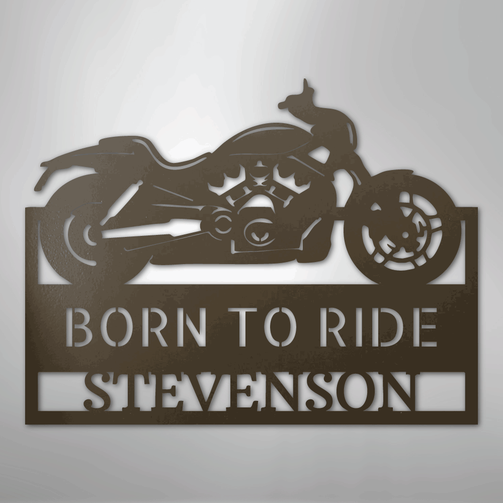 Cruiser Workshop Monogram - Steel Sign - My Store 3