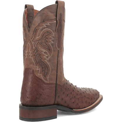 Dan Post Alamosa (Chocolate/Brown) - Men's Ostrich Skin Leather Cowboy Boots - My Store 3