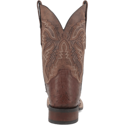 Dan Post Alamosa (Chocolate/Brown) - Men's Ostrich Skin Leather Cowboy Boots - My Store 3
