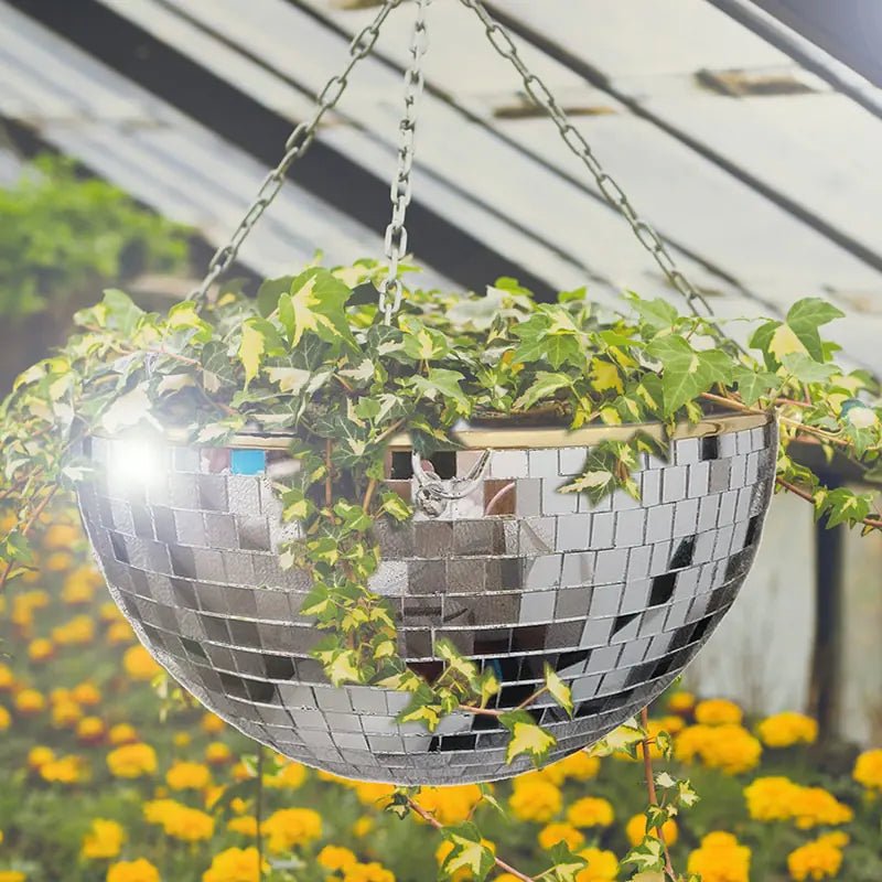 Disco Ball Flower Hanging Vase - My Store 3