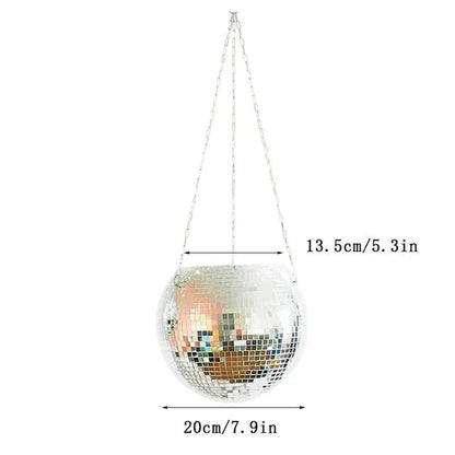 Disco Ball Flower Hanging Vase - My Store 3