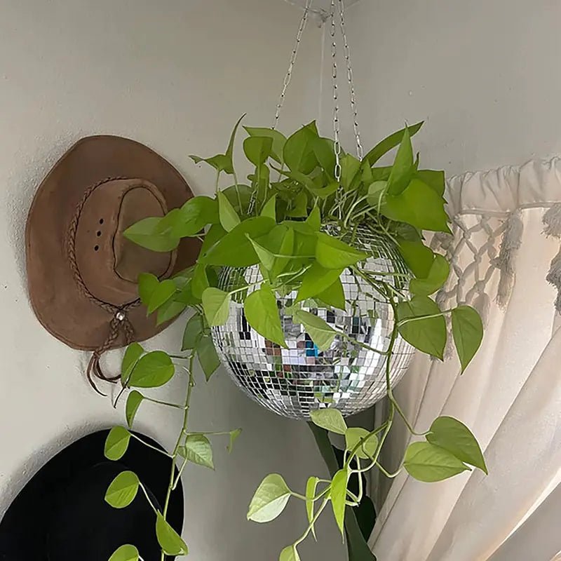 Disco Ball Flower Hanging Vase - My Store 3