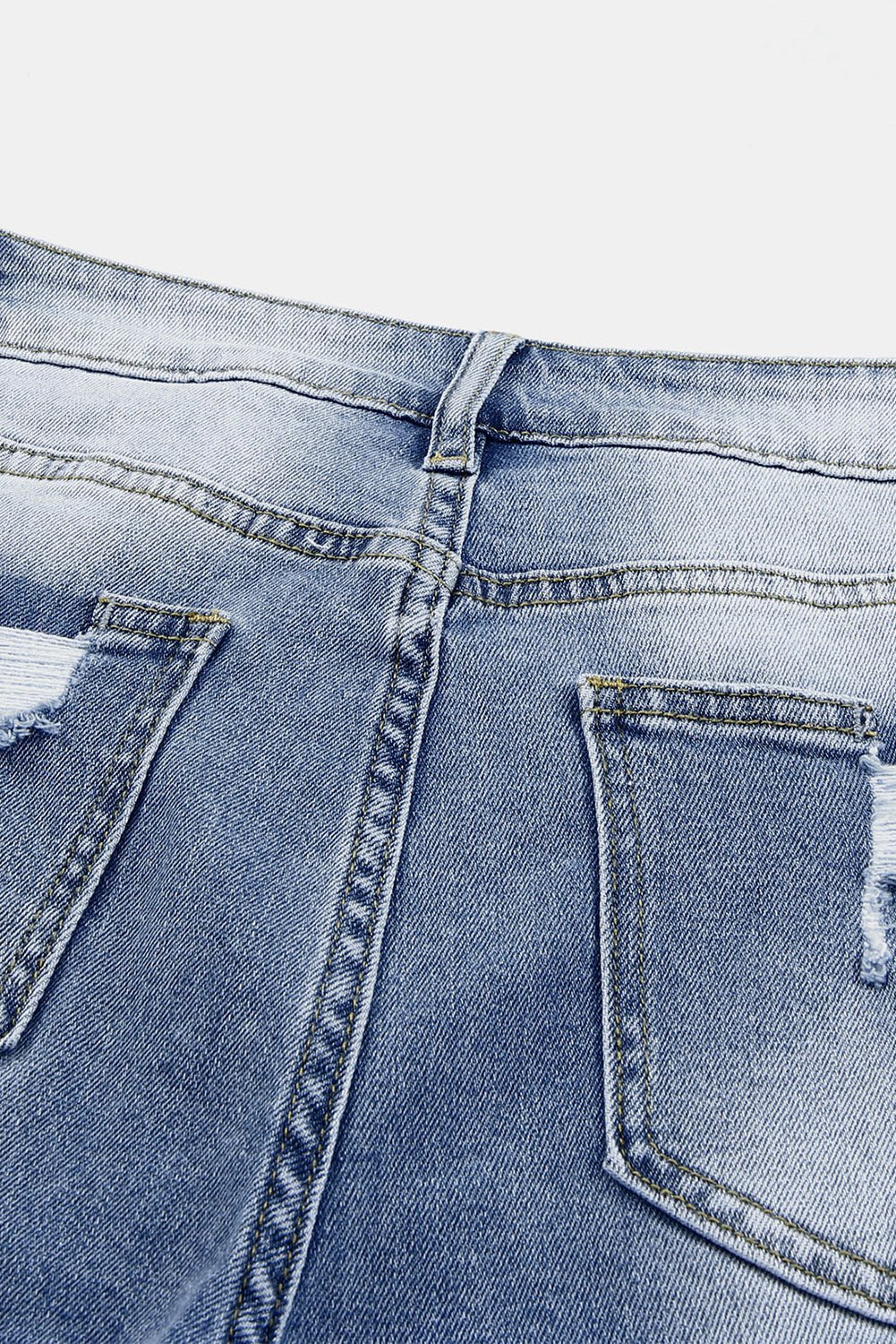 Georgia Skinny Distressed Capri Jeans - My Store 3