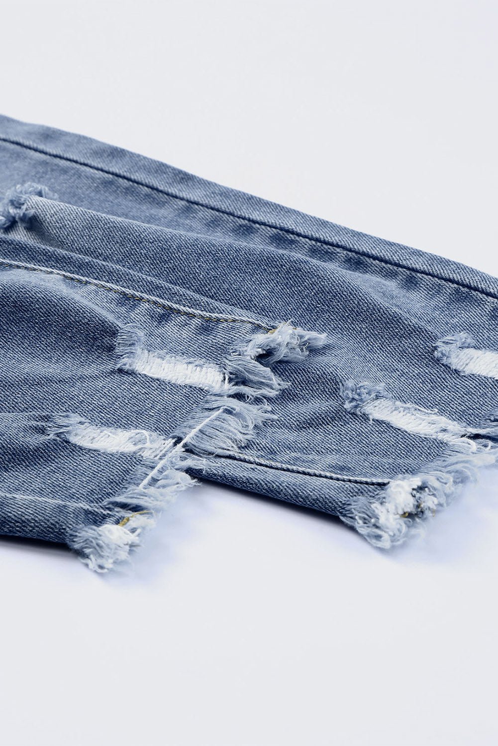Georgia Skinny Distressed Capri Jeans - My Store 3