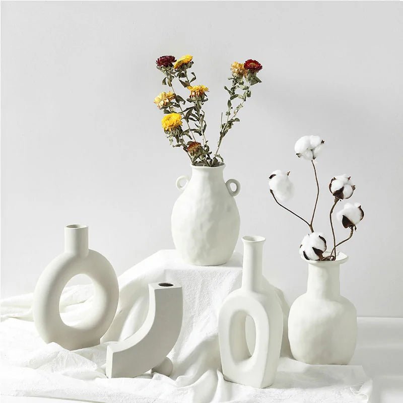 Nordic Ceramic Vase Home Decoration Ornaments - My Store 3