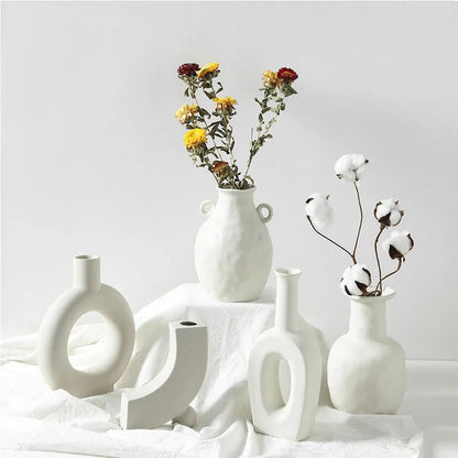 Nordic Ceramic Vase Home Decoration Ornaments - My Store 3