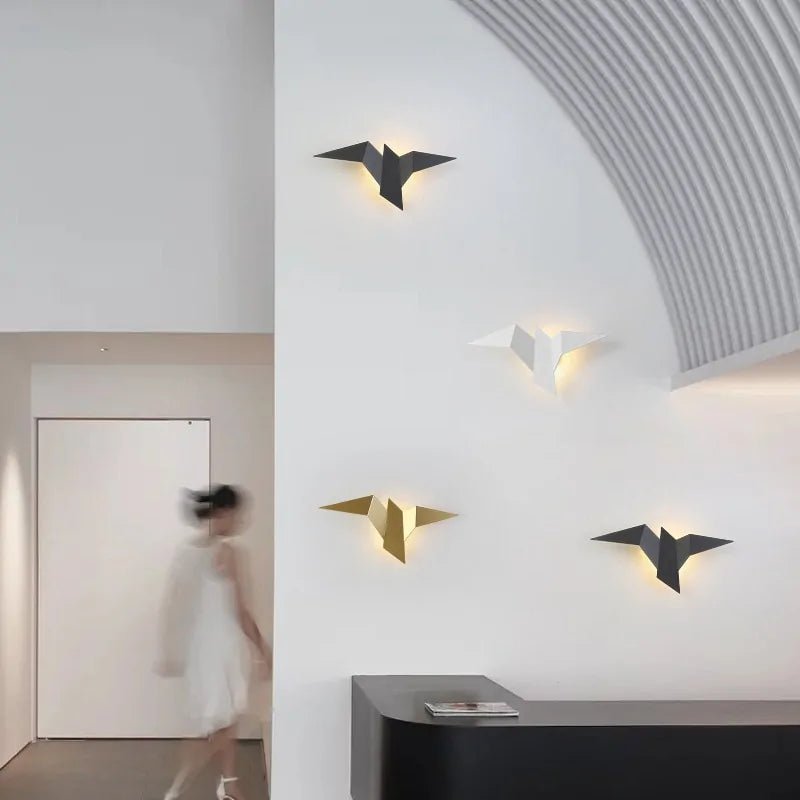 Nordic Iron Bird Wall Lamp for Home Decor - My Store 3