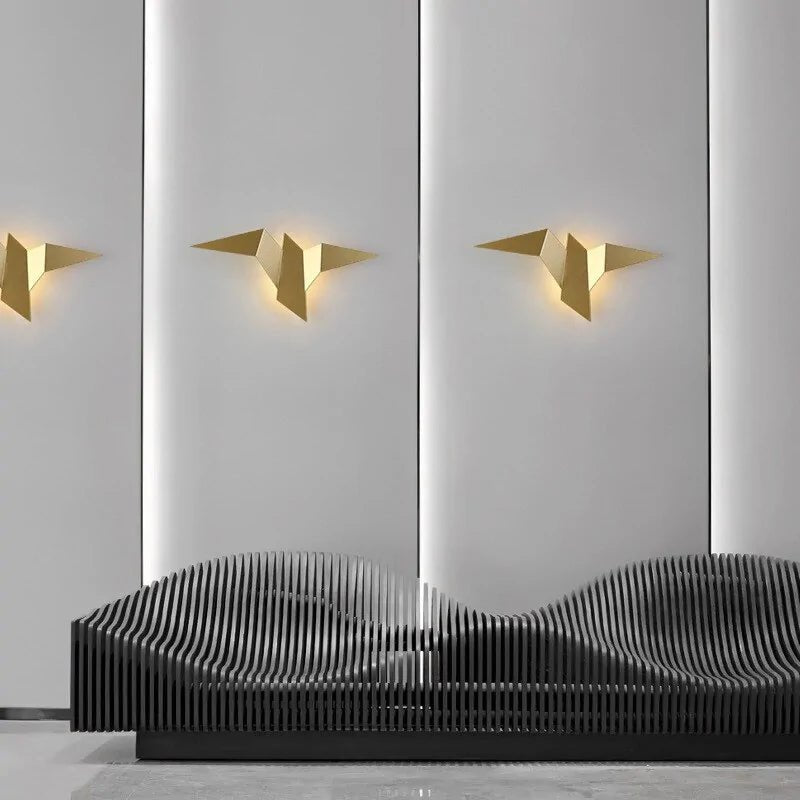 Nordic Iron Bird Wall Lamp for Home Decor - My Store 3