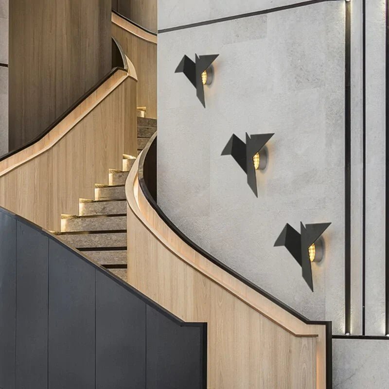 Nordic Iron Bird Wall Lamp for Home Decor - My Store 3