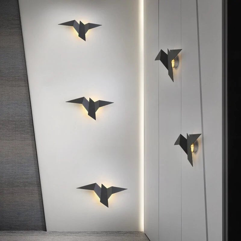 Nordic Iron Bird Wall Lamp for Home Decor - My Store 3