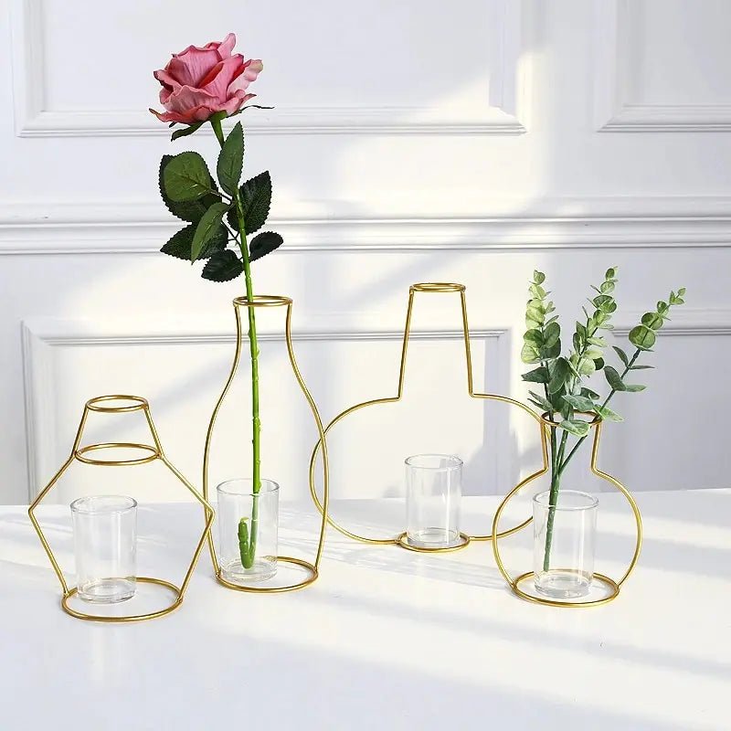 Nordic Style Iron Flower Vase - My Store 3