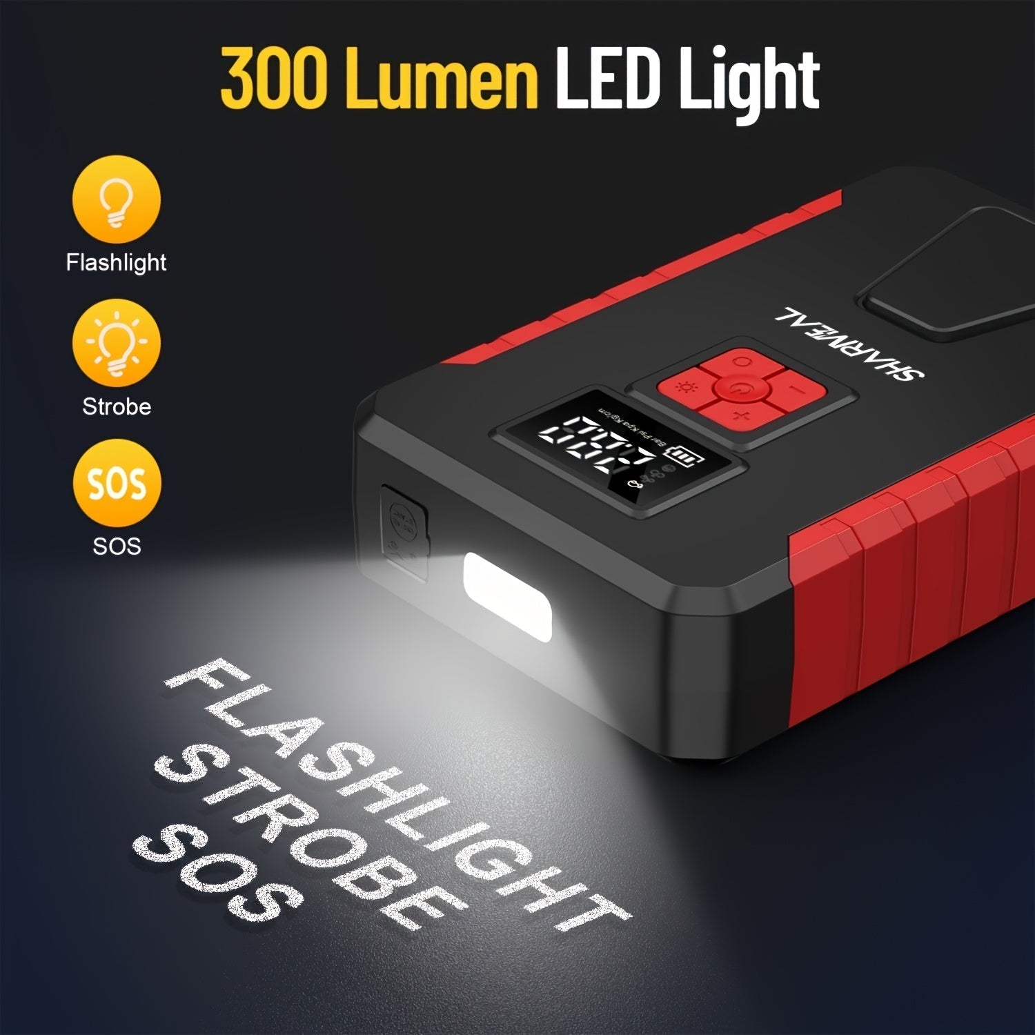 Portable Car Jump Starter with Air Compressor - My Store 3