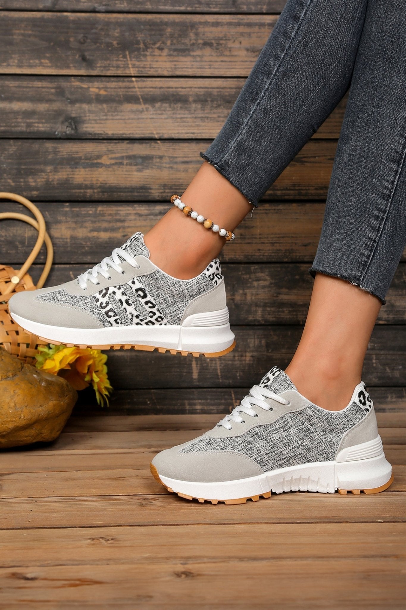 Rosalia Detail Lace Up Sneakers - My Store 3