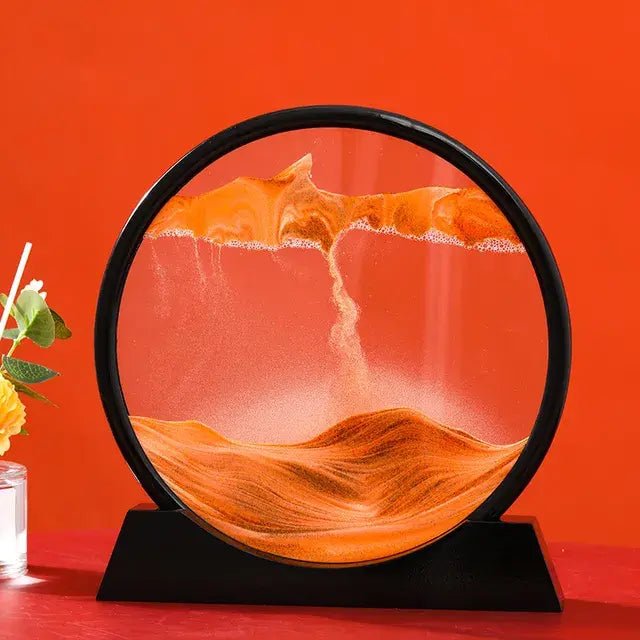 Round 3D Moving Sand Art Decor - My Store 3