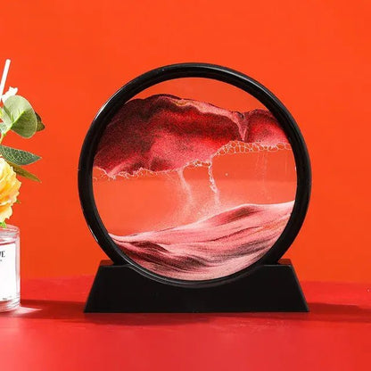 Round 3D Moving Sand Art Decor - My Store 3
