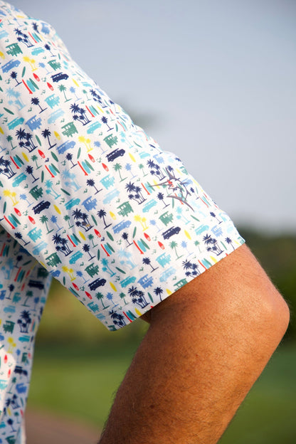 Surfs up Performance Polo - My Store 3