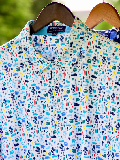 Surfs up Performance Polo - My Store 3