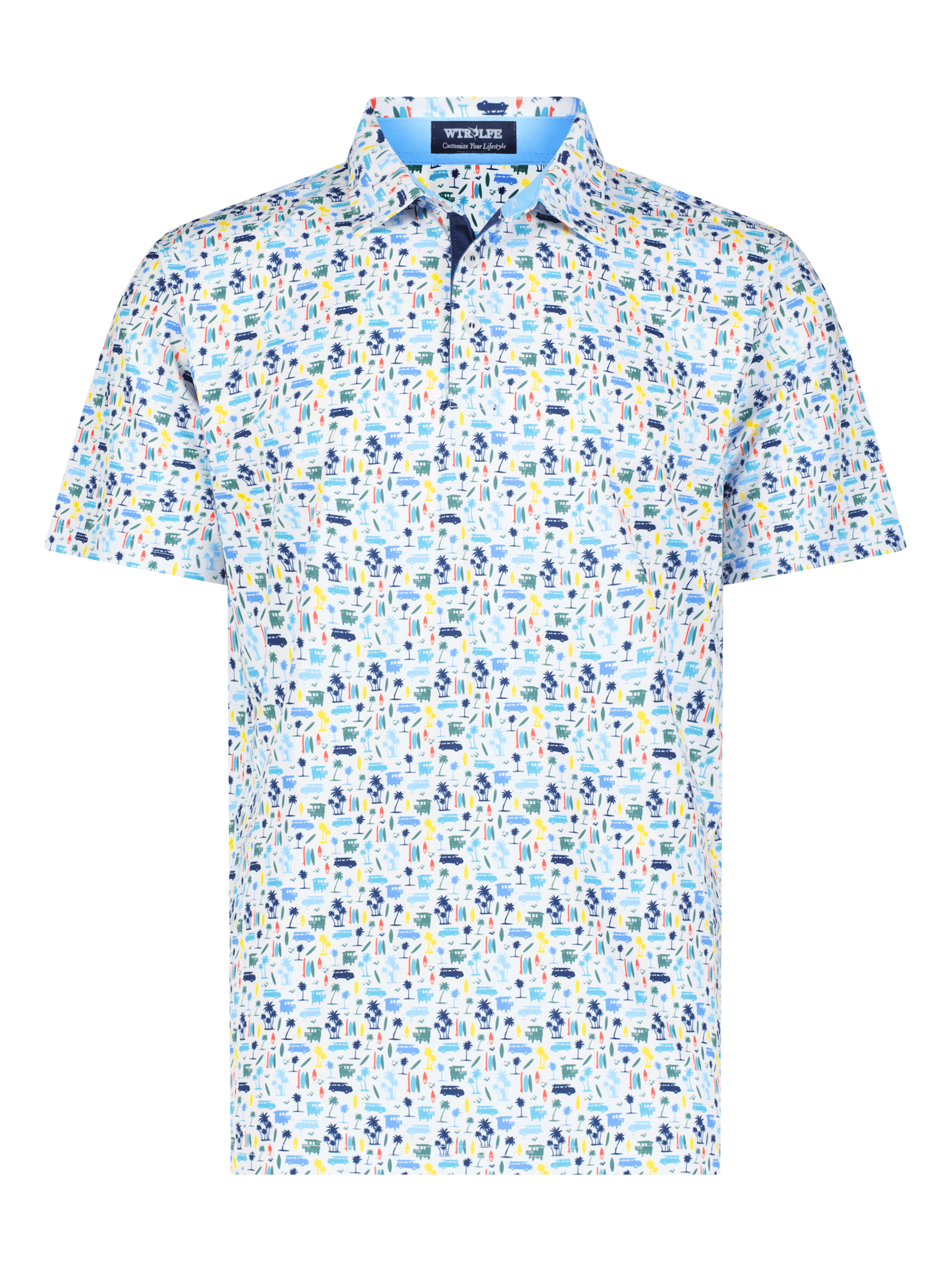 Surfs up Performance Polo - My Store 3