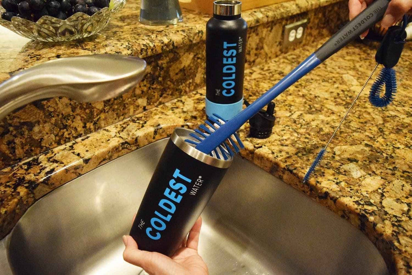The Coldest Water Bottle Brush: 3 Tools in 1 - My Store 3