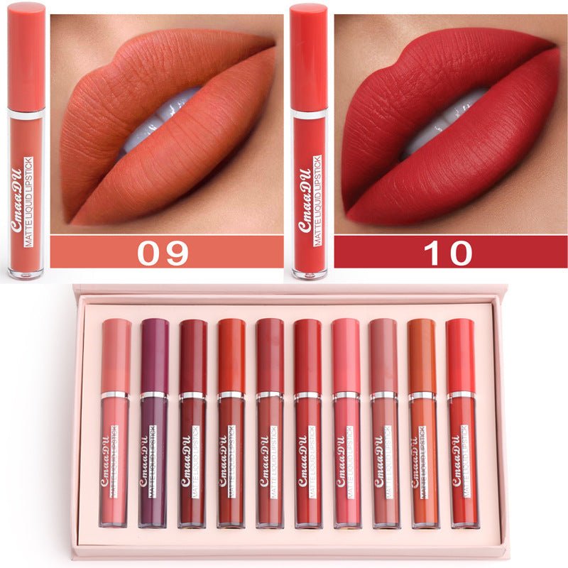 Women's Non-stick Cup Waterproof Matte Lipstick - My Store 3