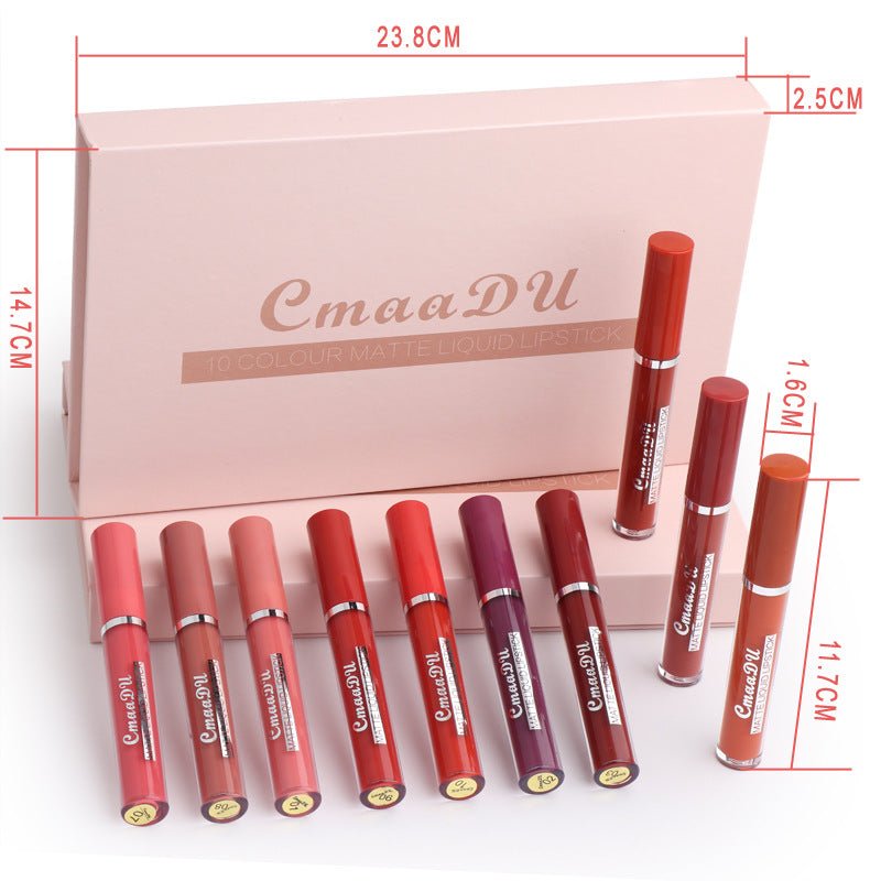 Women's Non-stick Cup Waterproof Matte Lipstick - My Store 3